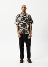 AFENDS Mens Jungle - Short Sleeve Shirt - Earth Camo - Afends mens jungle   short sleeve shirt   earth camo 