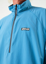 AFENDS Mens Polar - Spray Jacket - Dark Teal - Afends mens polar   spray jacket   dark teal 
