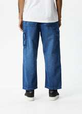 AFENDS Mens Richmond - Denim Workwear Jean - Authentic Blue - Afends mens richmond   denim workwear jean   authentic blue