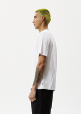 AFENDS Mens Staple - Boxy Tee - White - Afends mens staple   boxy tee   white