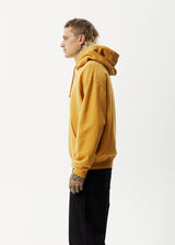 AFENDS Mens Universal - Graphic Hoodie - Mustard - Afends mens universal   graphic hoodie   mustard 
