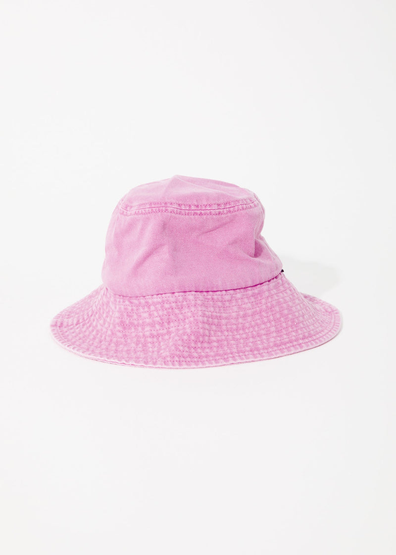 AFENDS Unisex Bella - Wide Brim Bucket Hat - Faded Candy