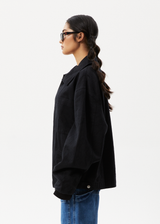 AFENDS Mens Oracle - Workwear Jacket - Black - Afends mens oracle   workwear jacket   black