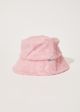 AFENDS Unisex Rhye - Terry Bucket Hat - Powder Pink - Afends unisex rhye   terry bucket hat   powder pink 