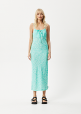 AFENDS Womens Benny - Maxi Dress - Jade Daisy - Afends womens benny   maxi dress   jade daisy 