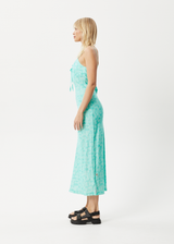 AFENDS Womens Benny - Maxi Dress - Jade Daisy - Afends womens benny   maxi dress   jade daisy 