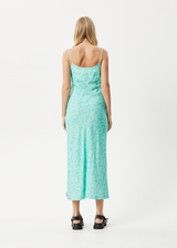 AFENDS Womens Benny - Maxi Dress - Jade Daisy - Afends womens benny   maxi dress   jade daisy 