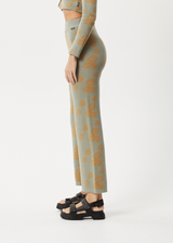 AFENDS Womens Clara - Knit Pant - Olive - Afends womens clara   knit pant   olive