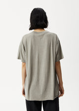 AFENDS Womens Day Dream Slay - Oversized Graphic Tee - Olive - Afends womens day dream slay   oversized graphic tee   olive