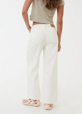 AFENDS Womens Kendall - Denim Relaxed Jean - Off White - Afends womens kendall   denim relaxed jean   off white