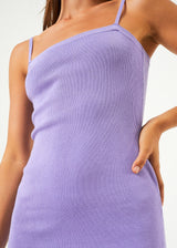 AFENDS Womens Lula - Knit Mini Dress - Plum - Afends womens lula   knit mini dress   plum 