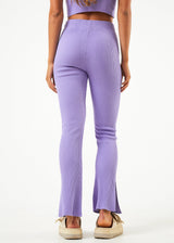 AFENDS Womens Lula - Knit Pant - Plum - Afends womens lula   knit pant   plum
