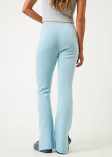 AFENDS Womens Samia - Knit Pant - Sky Blue - Afends womens samia   knit pant   sky blue