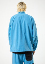 AFENDS Mens Polar - Spray Jacket - Dark Teal - Afends mens polar   spray jacket   dark teal 