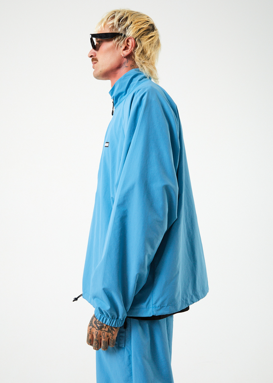 AFENDS Mens Polar - Spray Jacket - Dark Teal 