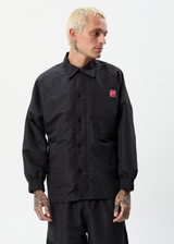 AFENDS Mens Escape - Spray Jacket - Charcoal - Afends mens escape   spray jacket   charcoal 