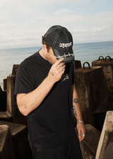 AFENDS Mens Thorny - Six Panel Cap - Black - Afends mens thorny   six panel cap   black 