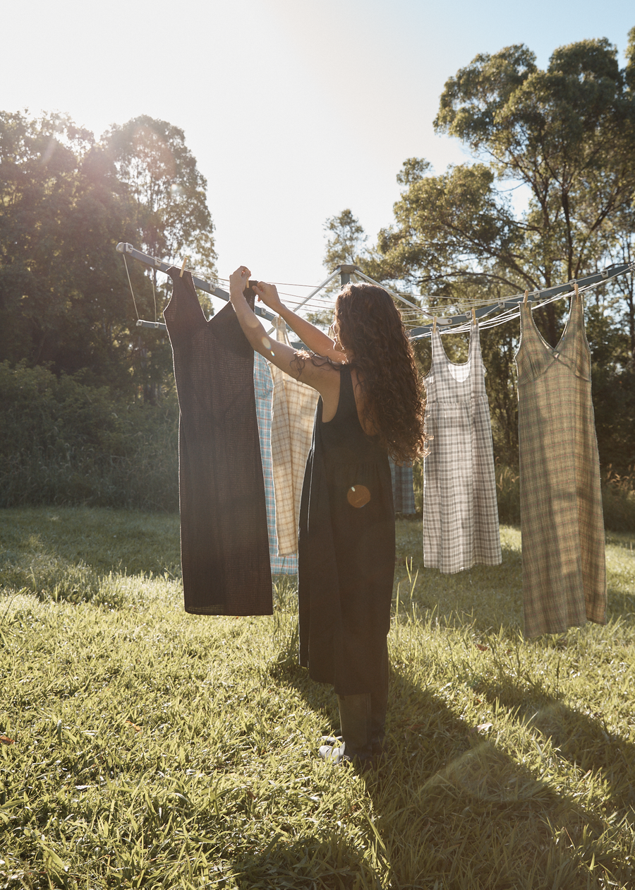 AFENDS Womens Jesse - Midi Dress - Black