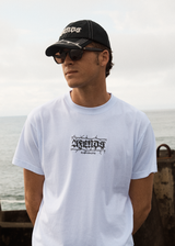 AFENDS Mens Thorny - Boxy Tee - White - Afends mens thorny   boxy tee   white