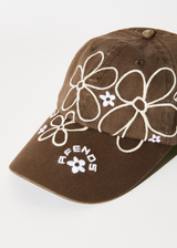 AFENDS Womens Tranquil - Panelled Cap - Coffee - Afends womens tranquil   panelled cap   coffee