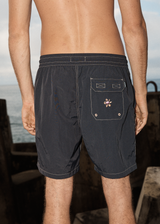 AFENDS Mens Daisy Chain - Baywatch Swim Short 18