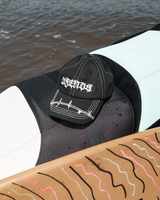 AFENDS Mens Thorny - Six Panel Cap - Black - Afends mens thorny   six panel cap   black 
