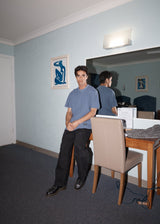 AFENDS Mens Classic - Retro Tee - Washed Marlin - Afends mens classic   retro tee   washed marlin