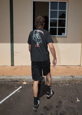 AFENDS Mens Surf Or Fly - Boxy Tee - Black - Afends mens surf or fly   boxy tee   black