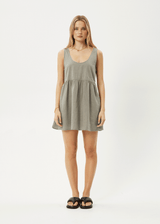 AFENDS Womens Jesse - Mini Dress - Olive - Afends womens jesse   mini dress   olive