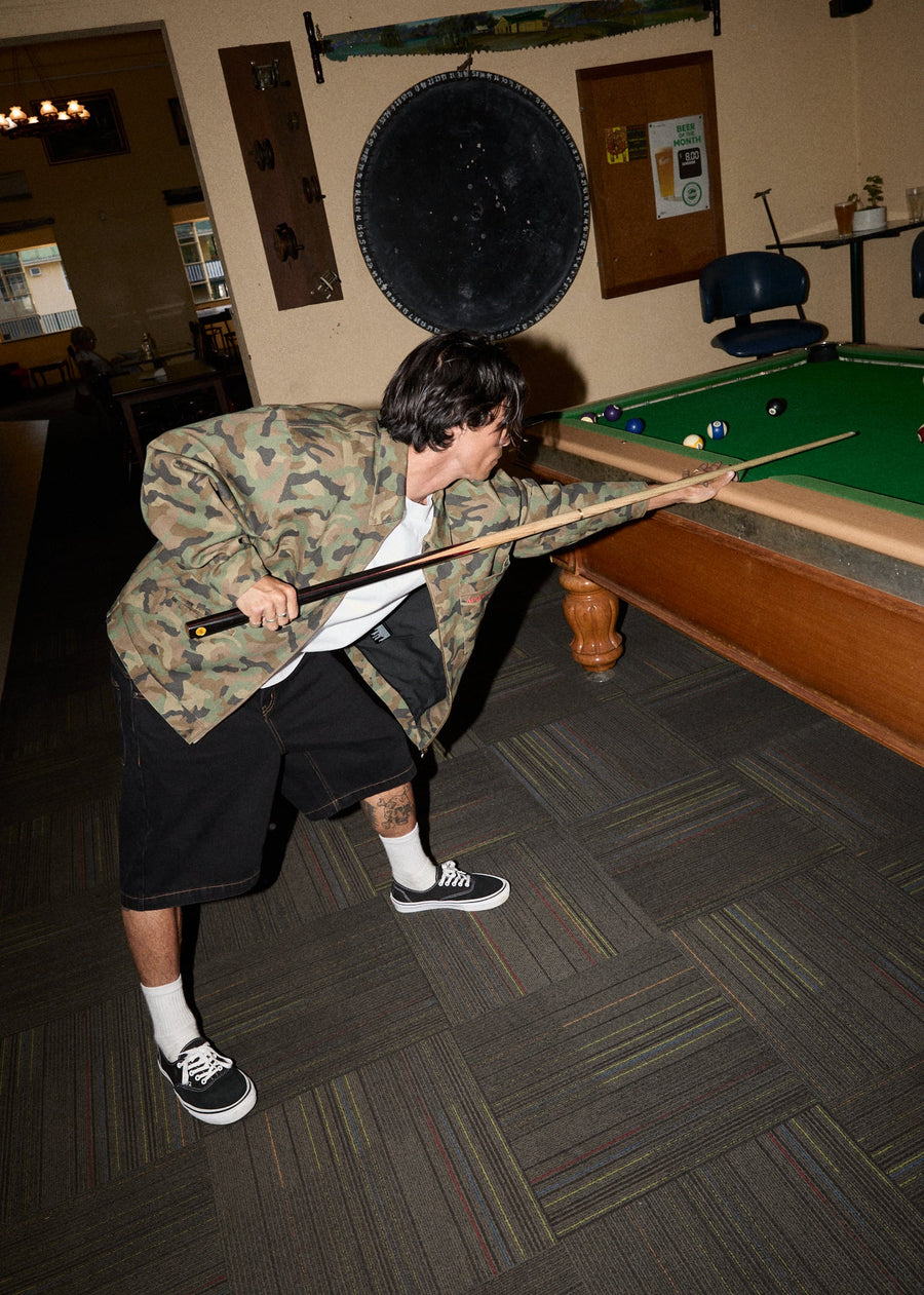 AFENDS Mens Hidden Oracle - Workwear Jacket - Hidden