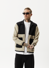 AFENDS Mens Checkmate - Check Spray Jacket - Multi - Afends mens checkmate   check spray jacket   multi