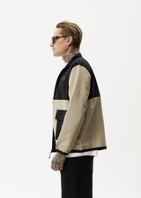 AFENDS Mens Checkmate - Check Spray Jacket - Multi - Afends mens checkmate   check spray jacket   multi