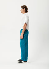 AFENDS Mens Pablo - Baggy Pant - Azure - Afends mens pablo   baggy pant   azure