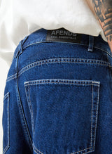 AFENDS Mens Ninety Twos - Denim Relaxed Jean - Original Rinse - Afends mens ninety twos   denim relaxed jean   original rinse