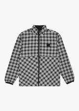 AFENDS Mens Asta - Check Reversible Jacket - Black - Afends mens asta   check reversible jacket   black 