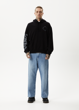 AFENDS Mens Vortex - Hoodie - Black - Afends mens vortex   hoodie   black 