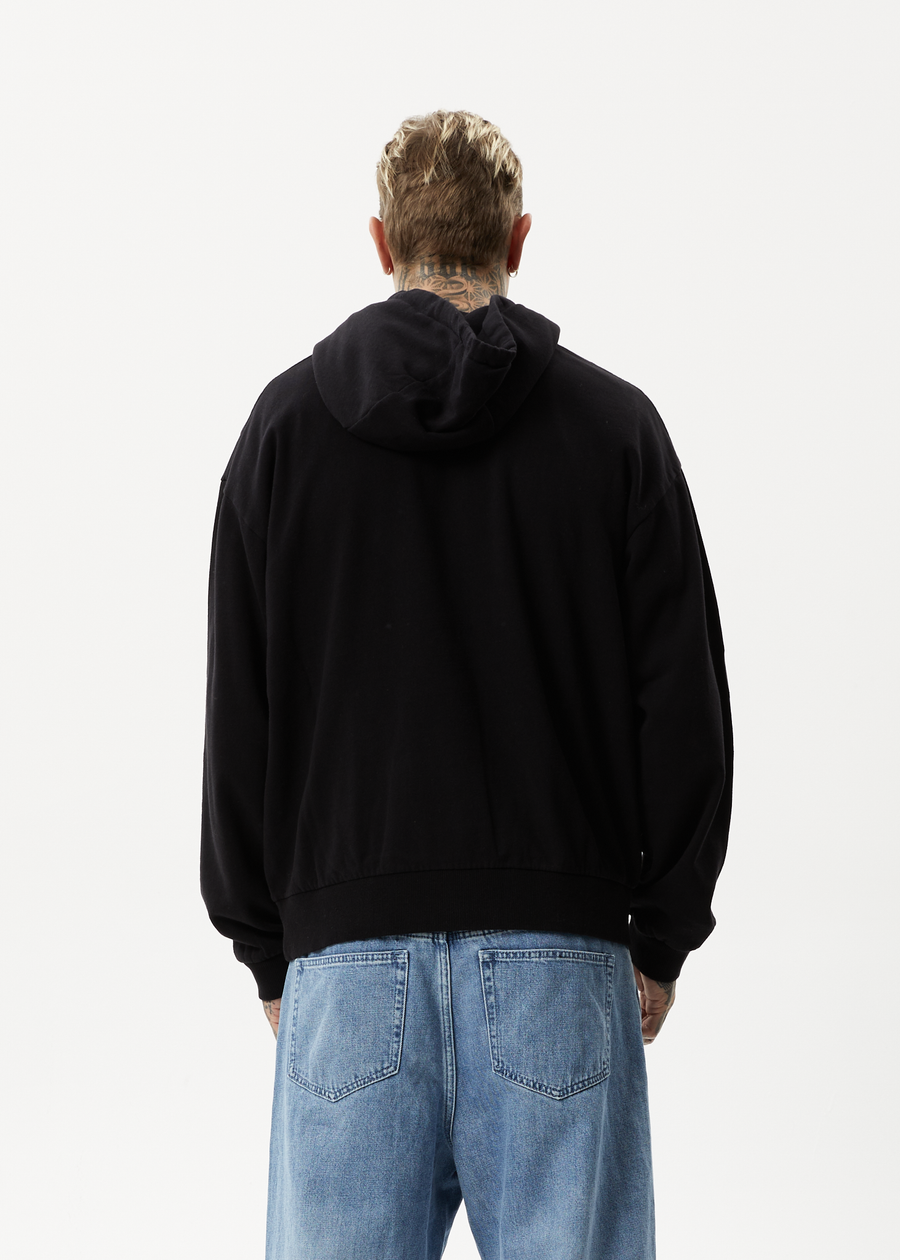 AFENDS Mens Vortex - Hoodie - Black 