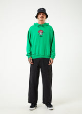 AFENDS Mens Caught In The Wild - Graphic Hoodie - Forest - Afends mens caught in the wild   graphic hoodie   forest 