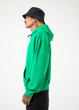 AFENDS Mens Caught In The Wild - Graphic Hoodie - Forest - Afends mens caught in the wild   graphic hoodie   forest 