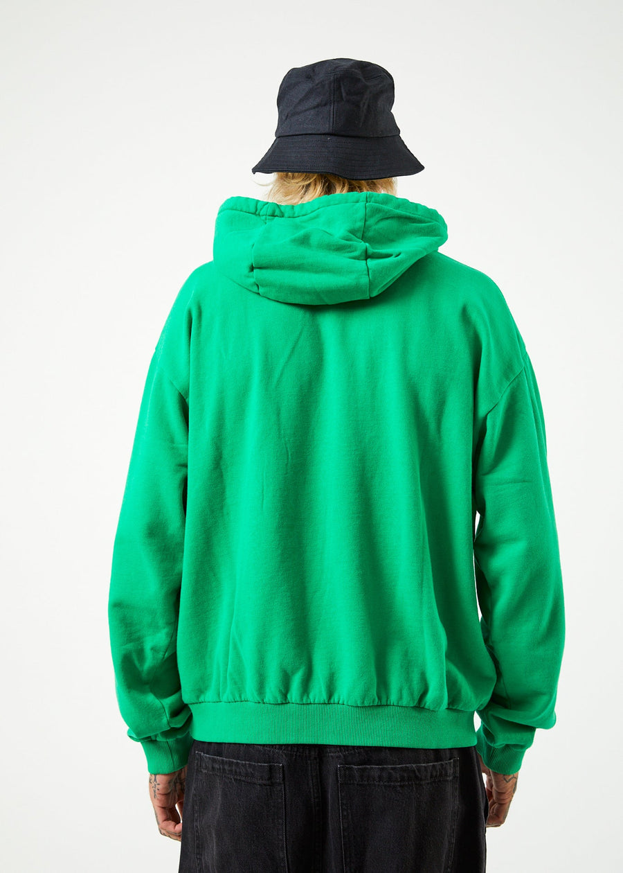 AFENDS Mens Caught In The Wild - Graphic Hoodie - Forest 