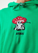 AFENDS Mens Caught In The Wild - Graphic Hoodie - Forest - Afends mens caught in the wild   graphic hoodie   forest 