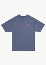 AFENDS Mens Staple - Boxy Tee - Washed Marlin - Afends mens staple   boxy tee   washed marlin