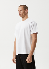 AFENDS Mens Genesis - Heavyweight Boxy Tee - White - Afends mens genesis   heavyweight boxy tee   white