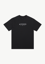 AFENDS Mens Thrown Out - Retro Tee - Black / White - Afends mens thrown out   retro tee   black / white