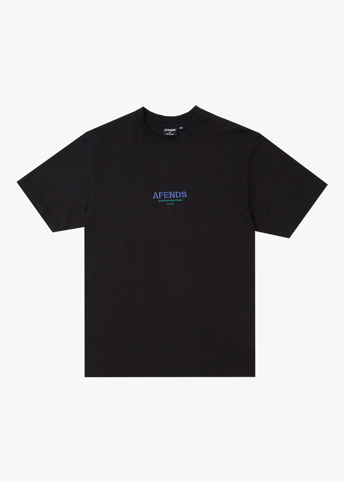 AFENDS Mens Vinyl - Retro Tee - Black