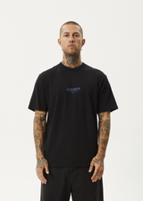 AFENDS Mens Vinyl - Retro Tee - Black - Afends mens vinyl   retro tee   black