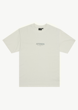 AFENDS Mens Vinyl - Retro Tee - Limestone - Afends mens vinyl   retro tee   limestone