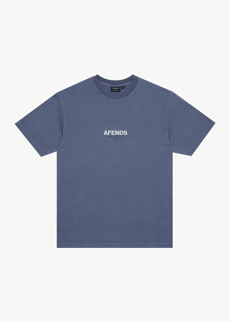AFENDS Mens Vinyl - Retro Tee - Marlin
