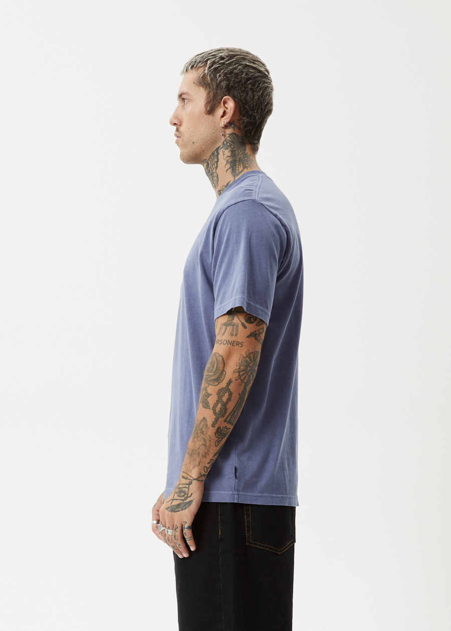 AFENDS Mens Vinyl - Retro Tee - Marlin