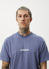 AFENDS Mens Vinyl - Retro Tee - Marlin - Afends mens vinyl   retro tee   marlin